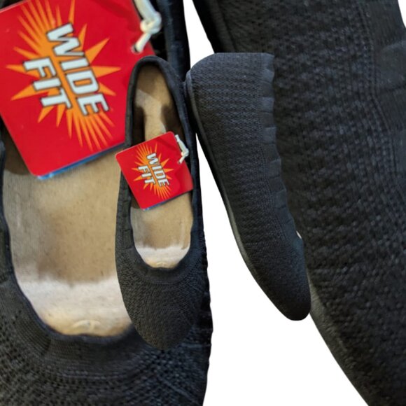 New Woman shoes Sketchers Cleo.s, size 7.5 us, black , ballerine shoes, vegan - Picture 14 of 14